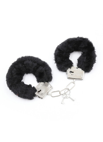 Kit coquin 4 pièces : Menottes, 2 plumes et masque - 332400006